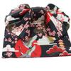 CAMDOM Japanese Kimono Belt Pre Tied Bow Sakura Obi Belt Sash Yukata Waistband Waist Flower view 1