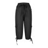 Capris for Women Casual Summer Women's Cargo Capris Relaxed Fit Low Waist Lightweight Trousers Pockets Women's Cargo Capris Hiking Joggers Pants with Pockets Lightweight Outdoor Casual view 3