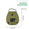 Chuanghe&LP Outdoor Water Storage Bag with Shower Nozzle, Extra Large Capacity, Adjustable Water Flow, Outdoor Survival Essential for Camping, Hiking, green view 4