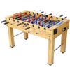 Kissybride 54-Inch Hurricane Foosball Table for Family Game Rooms with Light Cherry Finish, Analog Scoring and Free Accessories (Natural)