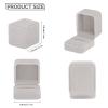 KUKUVR 2 Pieces Velvet Ring Gift Box, Small Ring Storage Boxes for Proposal Wedding Engagement Christmas Valentine's Day, Ring Earrings Stud Holder Display box for Woman view 2