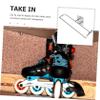 OKUMEYR Ice Skates Wall Mount Holder for Roller Skates Sturdy Design for Easy Installation for Organizing view 3