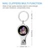 Easter Gnomes Nail Clipper Portable Metal Nail Cutter with Nail File with Keychain for Men Women view 2