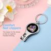 Easter Gnomes Nail Clipper Portable Metal Nail Cutter with Nail File with Keychain for Men Women view 4