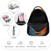 YHEGBFD Backpack,Fire And Water Phoenix Print Backpack,Stylish Backpacks,Lightweight Backpack for Men Women Beach Hiking Camping view 3
