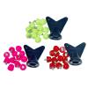 Psdndeww 12Pcs Replacements Football Studs Replacement Set Football Boot Studs Football Soccer Studs for Football Boot, Pink-10mm view 3