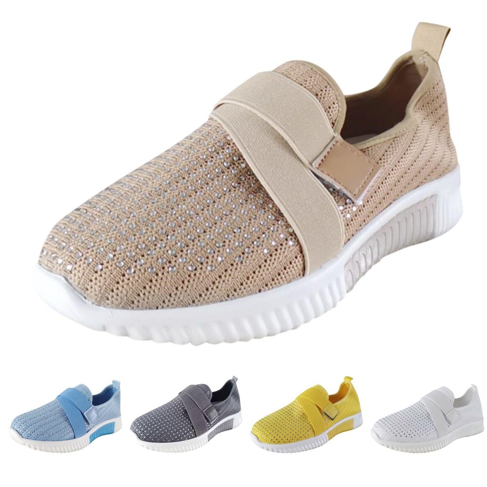 deals of the day clearance prime recent orders placed by me Orthopedic Shoes for Women Breathable Soft Slip On Sneakers Comfort Mesh Up Stretch Sneaker Diabetic Walking Shoes