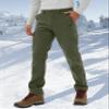 Pioneer Camp Men's Snow Ski Pants Waterproof Fleece Lined Outdoor Softshell Insulated Cargo Hiking Winter Pants Snowboard view 3