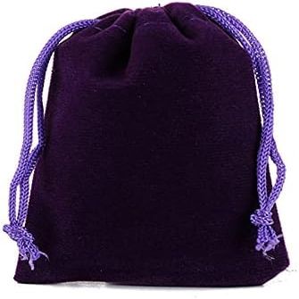 10pcs 3.9*5.9 in Velvet Drawstring Bags Gift Bags Purple,Jewelry Candy Present Soft Velvet Pouches Party Favors Wrapping Sacks Reusable Storage Bags for Birthday,Wedding,Christmas,DIY Craft