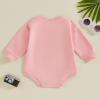 baorji Newborn Baby Boy Girl Bubble Romper Cousin Crew Embroidery Long Sleeve Bodysuit Infant One Piece Fall Outfit view 4