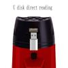 UUNVTOSU Megaphone Megaphone Speaker, Recharged Speaker Siren Bullhorn 656 Yard Range Compact with Foldable Handle for Cheerleading and Police Use Bullhorn Amplifiers view 3