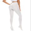 Century Star 2 Pairs Womens Tights Opaque Ballet Dance Tights Stockings for Women Pantyhose High Waist 80D Control Top Nylons 2 Pairs White Medium-Large view 3