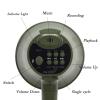 UUNVTOSU Megaphones Portable Megaphone Speaker 15W Handheld Megaphone Adjustable Vol Control Referee Bullhorn Built-in Siren for Any Outdoor Sports Handheld Microphone Amplifiers view 3