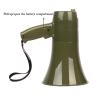 UUNVTOSU Megaphones Portable Megaphone Speaker 15W Handheld Megaphone Adjustable Vol Control Referee Bullhorn Built-in Siren for Any Outdoor Sports Handheld Microphone Amplifiers view 4