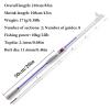 SOBOUR telescoping 2 Pcs Fishing Pole Inshore Stream Trout Pole Carbon Fiber Casting Rod Hard Baitcasting Fishing Rod for Saltwater Freshwater Fishing Rod, 210cm/83in-straight view 2