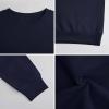 GSORIOP Custom Sweatshirt with Photo Logo Text Personalized Crewneck Sweater for Men Women, 2XL-NavyBlue view 3