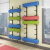 SUYUDD Yoga Mat Holder Wall Mount Yoga Mat Storage Holder Yoga Mat Organizer Wall Mount for Foam Rollers Exercise Mat at Fitness Class or Home Gym view 2