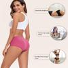 wirarpa Women's Underwear Cotton Hipster Panties Ladies Panties Black, Blue, Purple, Orange, Pink, Green Large view 4