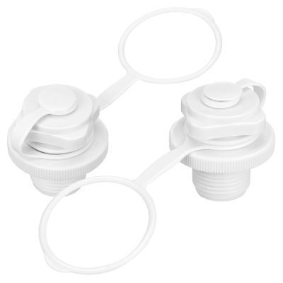 Sosoport 2pcs Kayak Accessories Inflatable Boat Air Valves Kayak Air Plugs Easy to Install Plastic for Inflatable Boats and Rafts