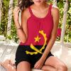 Zakqeik Women's Angola Flag Beach Sling Skirt Summer Midi Dress Party Casual Dress 5XL view 3