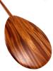 Tikimaster Flaming Premium Outrigger Paddle 50 inch with T-Handle - Made in Hawaii | #koa7317 view 1
