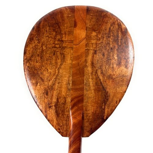 Tikimaster Rich Tone Koa Outrigger Paddle 50 inch with T-Handle - Made in Hawaii | #koa7321