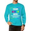 GSORIOP Custom Crewneck Sweatshirt for Women&Men Customize Your Design Picture Text DIY Gifts, 4XL-SkyBlue view 4