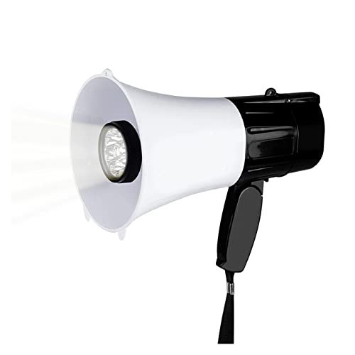 UUNVTOSU Megaphones Handheld 30W Recordable Loudspeaker Tweeter for Teaching Speech Tourist Guide Tool Speakers Megaphone with LED Lights Great for Outdoor Announcements Amplifiers