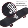31" Complete Pro Skateboard for Girls and Boys, 7-Layer Natural Maple Double Kick Concave for Kids Teens Adults Beginners Men and Women view 3