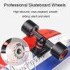 31" Complete Pro Skateboard for Girls and Boys, 7-Layer Natural Maple Double Kick Concave for Kids Teens Adults Beginners Men and Women view 4