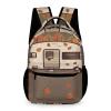 YHEGBFD Backpack,Happy Fall Camper Print Backpack,Stylish Backpacks,Lightweight Backpack for Men Women Beach Hiking Camping view 1
