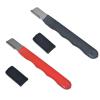 Muloo Portable Kitchen Sharpener i Pocket Sharpening Tool for Mountaineering Camping Travel Outdoor BBQ, Approx.122x15x19x5mm, Black view 3
