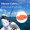25pcs Fishing Attractor Bells Bead rattles, Portable Catfish Rattles, Fishing Double Rattle for Luring Fish-(SCYORK) (Orange) view 3