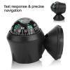 Akozon Electronic Adjustable Ball Night for Vehicle & Boat, Dashboard Inclinometer, Gauge Finder Balancer for Driving Direction, Akozonieru79bf2p view 3