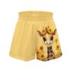 Tongluoye Sunflower Giraffe Girls Shorts 6-12 Months Flowy Workout Shorts Elastic Waist Shorts with Pockets Kids Clothes Cute Lounge Short Pants Quick Dry Sweat Shorts for Running,Sports Wear view 4