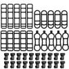40 Pcs Bicycle Light Silicone Straps Bike Silicone Mount Band Rubber Straps Bike Light Mount Bike Flashlight Mount for Cell Phones Speaker Lights Holder Bicycle Handlebar Bicycle Light Sets(Multisize) view 1