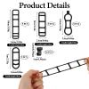 40 Pcs Bicycle Light Silicone Straps Bike Silicone Mount Band Rubber Straps Bike Light Mount Bike Flashlight Mount for Cell Phones Speaker Lights Holder Bicycle Handlebar Bicycle Light Sets(Multisize) view 2