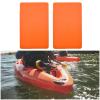Aosekaa 2X PVC Repair Patches, Puncture Repair Patch, Raft Patch, Multifunctional Inflatable Boat Repair Patch for Inflatable Swimming Pools Boat Air Mattress Tent Air Bed Dinghy, Orange view 4