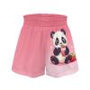 Tongluoye Strawberry Panda Girls Shorts Size 12 14 High Waisted Shorts for Little Girls Cute Kids Clothes Casual Wide Leg Shorts with Pockets Summer Sweat Shorts for Fitness Running Pants Pink view 4