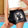 Tongluoye Black Cat Summer Shorts for Girls 6-12 Months High Waisted Shorts Casual Loose Fit Shorts Athletic Short Pants for Running,Swimming,Workout Kids Clothes Comfy Lounge Skort Sweat Skirt view 3