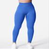 YEOREO Liz Scrunch Workout Leggings for Women High Waisted Butt Lifting V Back Waist Seamless Gym Yoga Leggings Royal Blue L view 2
