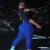 YEOREO Liz Scrunch Workout Leggings for Women High Waisted Butt Lifting V Back Waist Seamless Gym Yoga Leggings Royal Blue L view 3