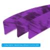 PATIKIL Shield Cut Vanes, 20 Pack 4 Inch Archery Arrow Fletch Turkey Feather Fletch Right Wing Fletching for DIY Target Shooting, Purple view 4