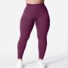 YEOREO Liz Scrunch Workout Leggings for Women High Waisted Butt Lifting V Back Waist Seamless Gym Yoga Leggings Grape Purple XS view 2