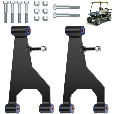 DRIVE UP Delta A-Plate Sub Assembly for Club Car DS 1993-Up Gas and Electric Golf Carts, Front Suspension Control Delta A Arm Plate with Bushings Screws Nuts Kit, OEM 1016353, 2 Pcs