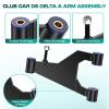 DRIVE UP Delta A-Plate Sub Assembly for Club Car DS 1993-Up Gas and Electric Golf Carts, Front Suspension Control Delta A Arm Plate with Bushings Screws Nuts Kit, OEM 1016353, 2 Pcs view 3