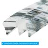 PATIKIL Shield Cut Vanes, 20 Pack 4 Inch Archery Arrow Fletch Turkey Feather Fletch Right Wing Fletching for DIY Target Shooting, White view 4