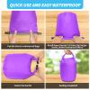 Amengsen Dry Bag Set, Waterproof Small Lightweight Dry Bags for Paddle Board Kayaking, Fishing, Camping (Purple, 70L 2Pack) view 3