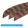 PATIKIL Shield Cut Vanes, 20 Pack 4 Inch Arrow Fletch Turkey Feather Fletch Right Wing Fletching for DIY Target Shooting, Brown view 4