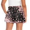 Tongluoye Cherry Blossom Axolotl Shorts for Girls Size 8 10 High Waisted Shorts Casual Summer Short Pants with Pocket Comfy Lounge Skort Sweat Skirt Kids Clothes Dancewear Pink Flower view 2